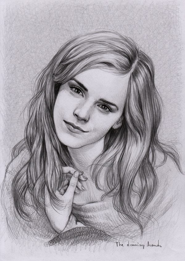 600x849 emma watson flawless emma drawings - Wow Drawings