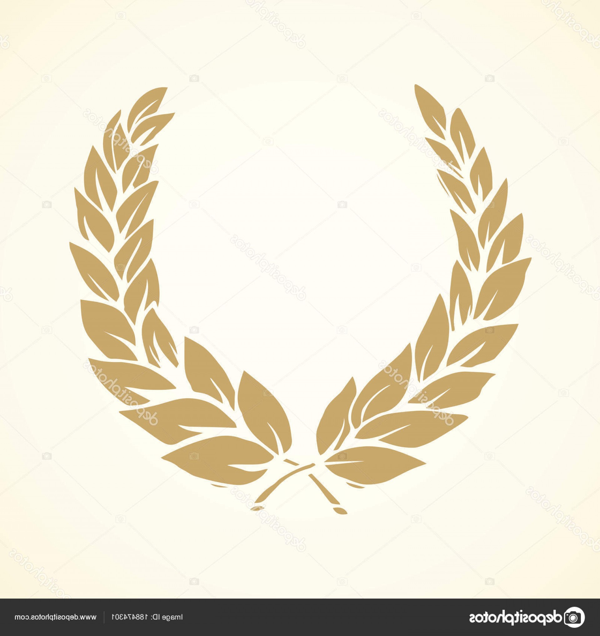 1920x2038 Stock Illustration Laurel Wreath Vector Drawing Soidergi - Wreath Drawing