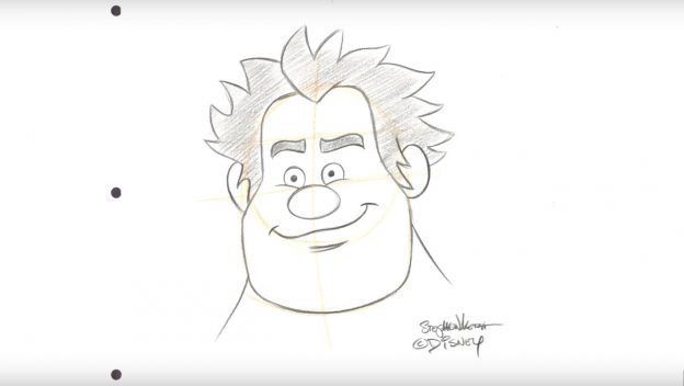 624x352 how to draw wreck it ralph the disney blog - Wreck It Ralph Drawing
