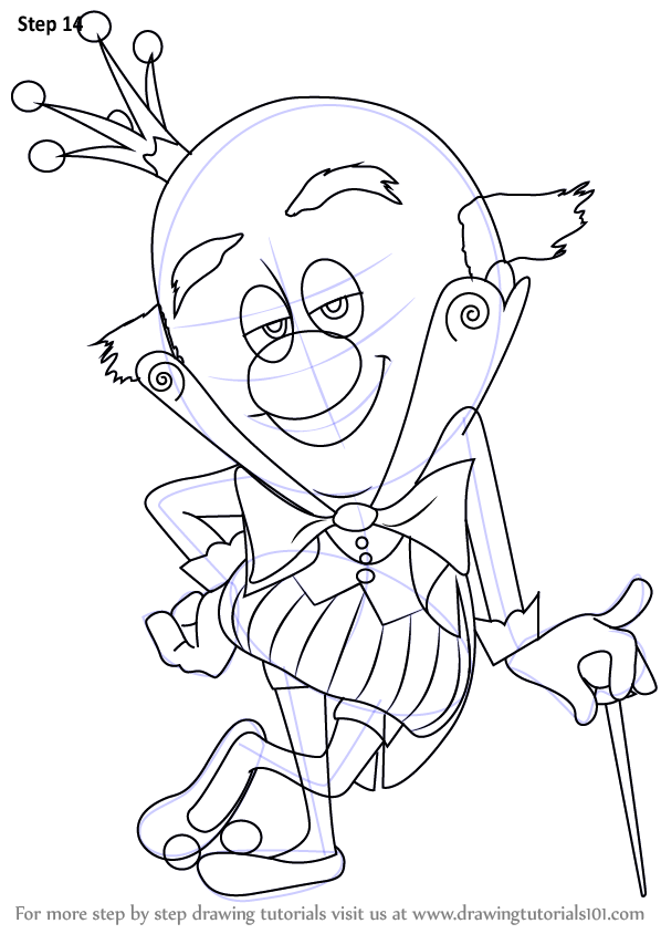 598x844 learn how to draw king candy from wreck it ralph - Wreck It Ralph Drawing