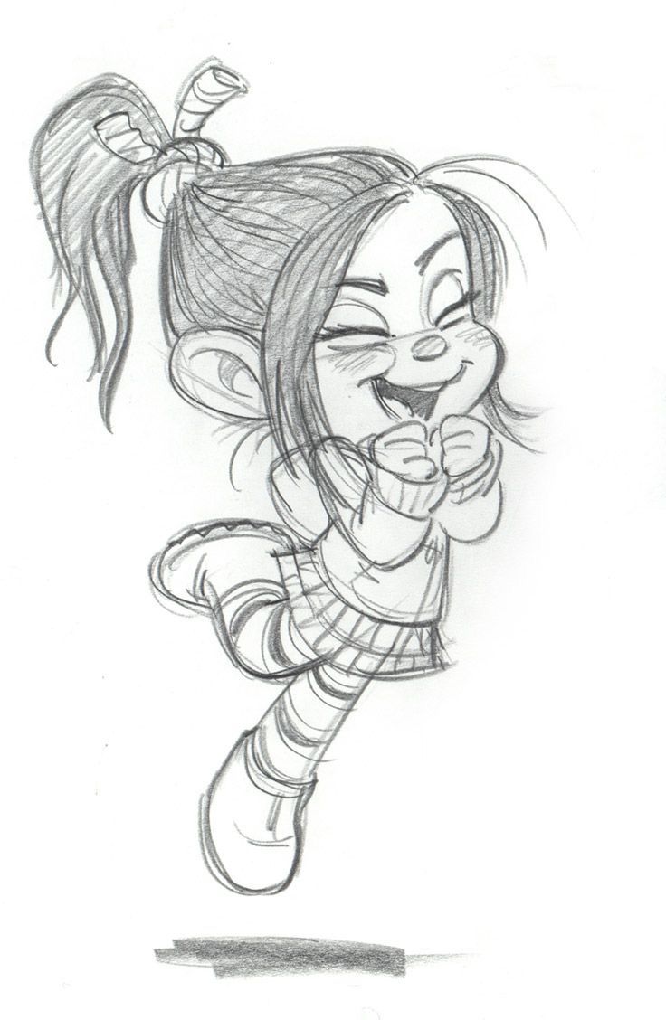 736x1128 drawing of vanelope from wreck in ralph drawing drawings - Wreck It Ralph Drawing