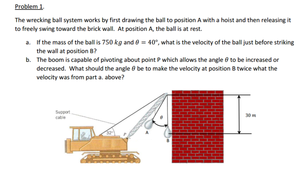 1022x605 Solved The Wrecking Ball System Works - Wrecking Ball Drawing