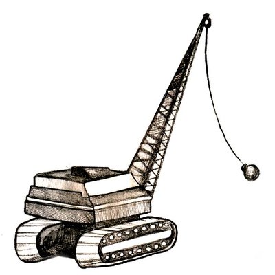 400x400 Wrecking Ball Coffee - Wrecking Ball Drawing