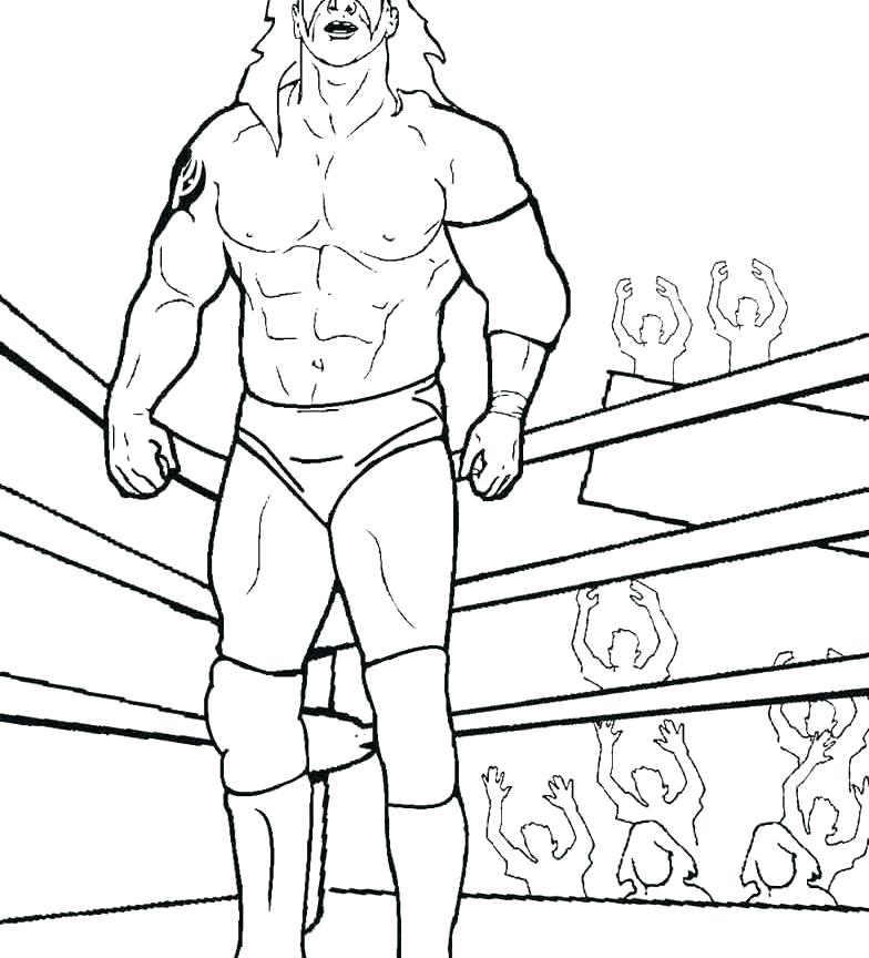 784x864 wwe championship belt coloring pages wrestling coloring pages - Wrestling Belt Drawing