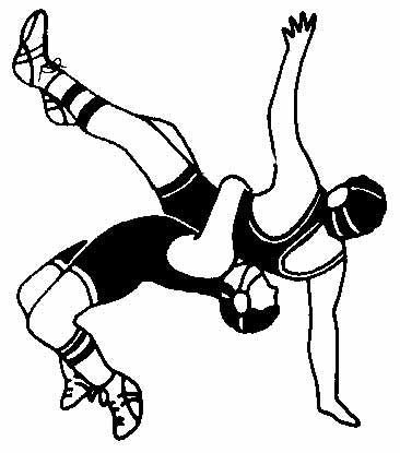 366x415 high school wrestling drawings sports sports clips, wrestling, art - Wrestling Drawing Images