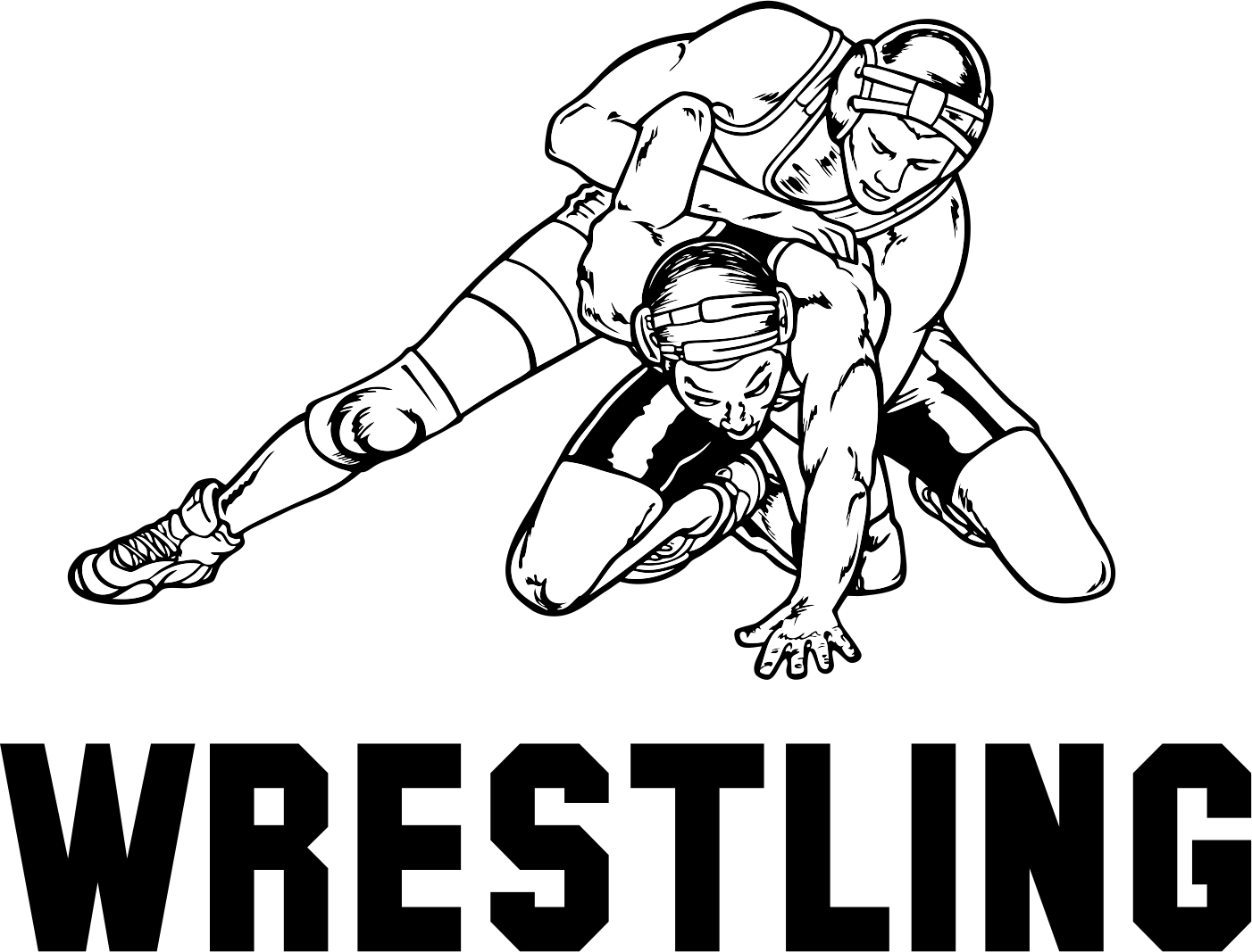 1402x1067 high school wrestling png library library - Wrestling Drawing Images