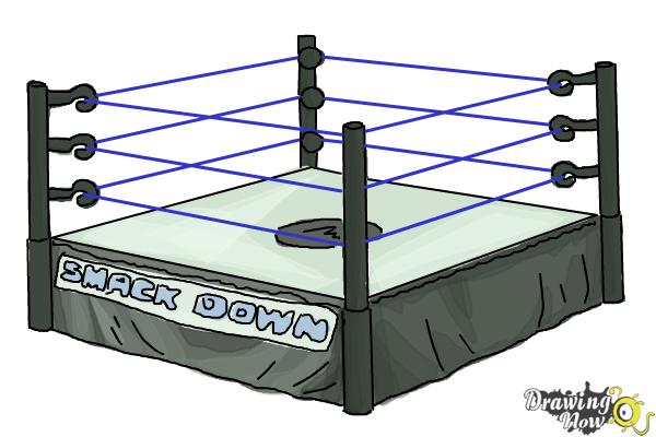600x400 how to draw a wrestling ring - Wrestling Drawing Images