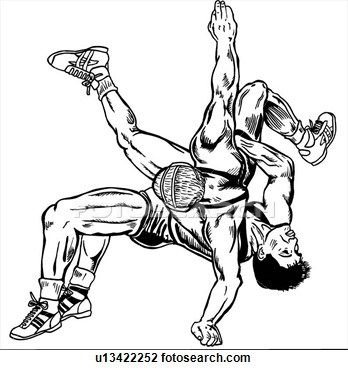 348x370 wrestle, wrestler, wrestlers, wrestling, sport, sports - Wrestling Drawing Images