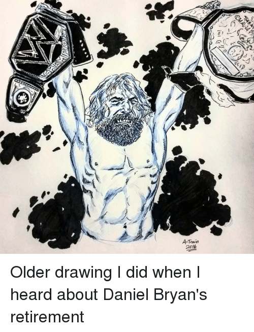 500x654 a rain older drawing i did when i heard about daniel bryan - Wrestling Drawings