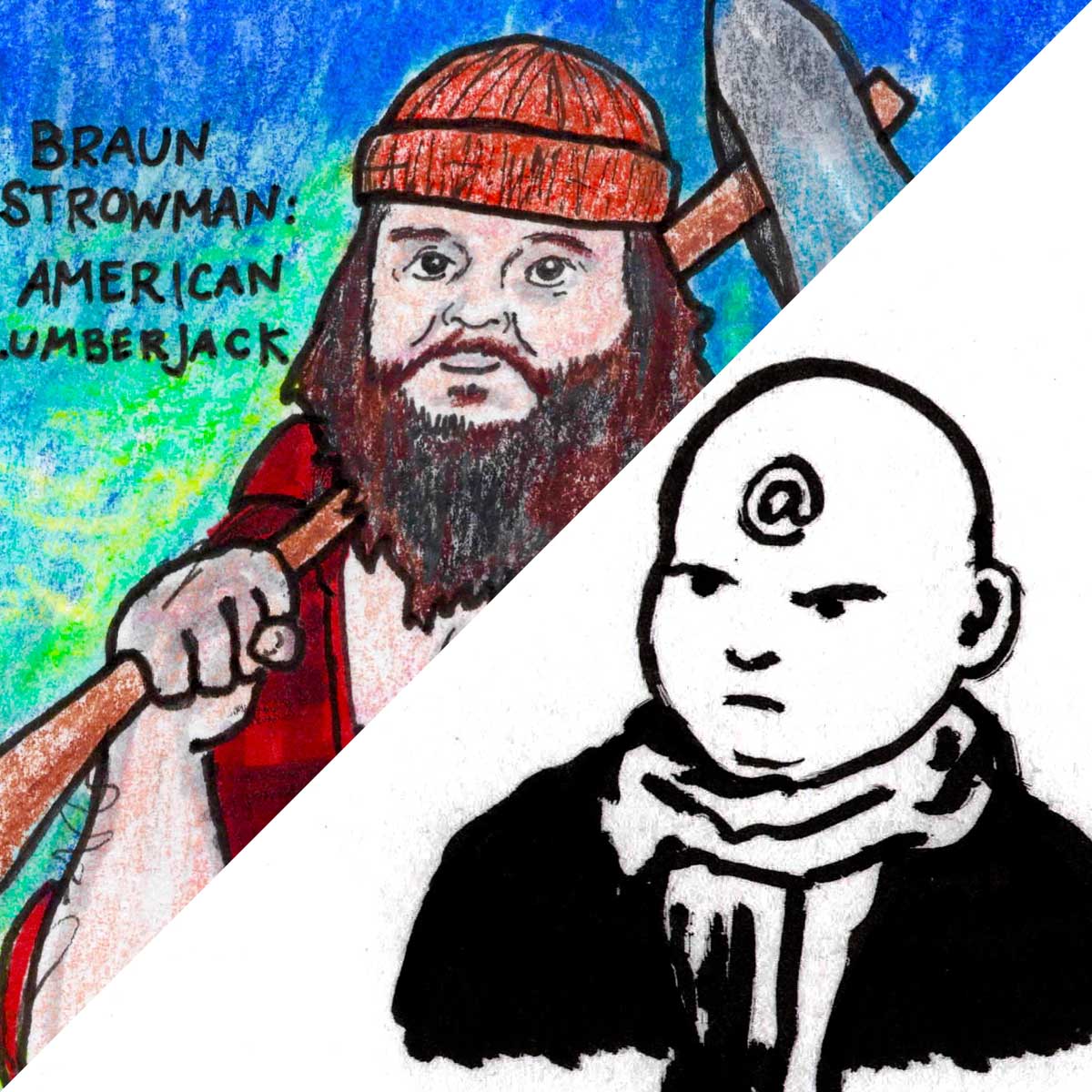 1200x1200 half drawn drawin' marty sarah love wrestling - Wrestling Drawings