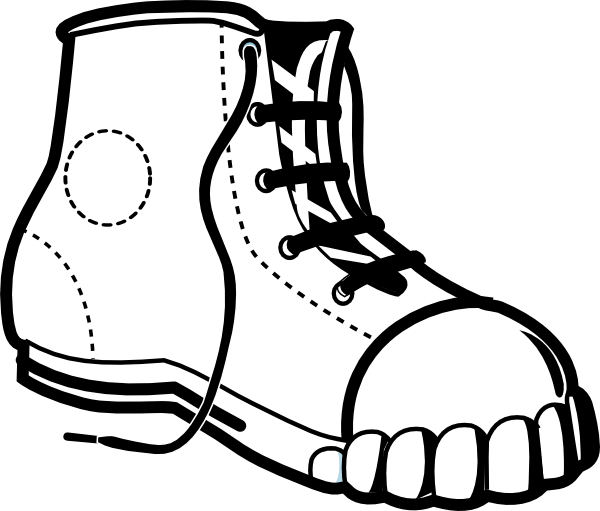600x511 Wrestling Shoes Clip Art - Wrestling Shoes Drawing