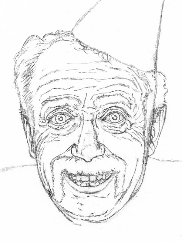 600x800 How To Draw An Old Man On His Birthday Let's Draw People - Wrinkles Drawing