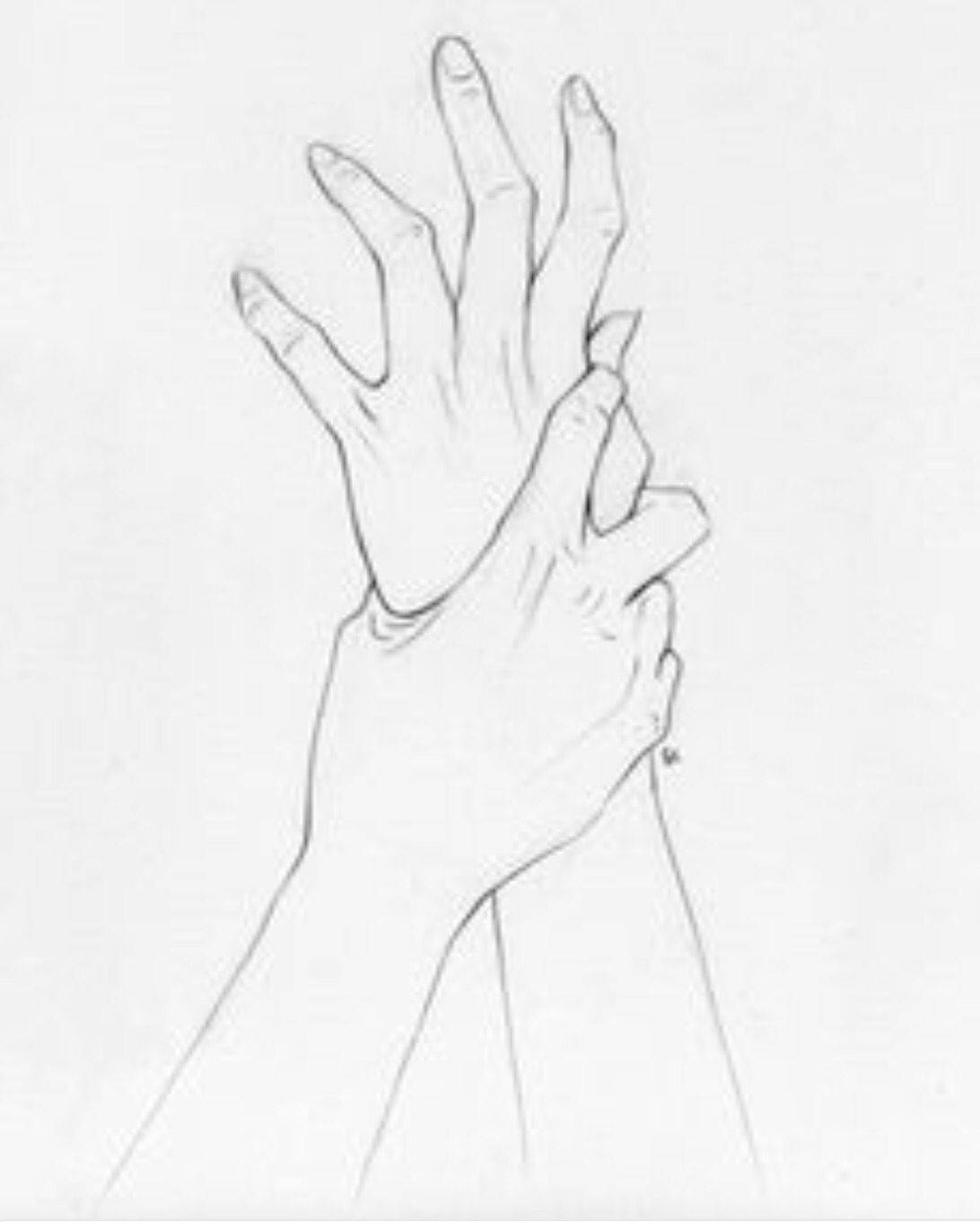 1092x1361 hand references for drawing grabbing wrists sketches - Wrist Drawing