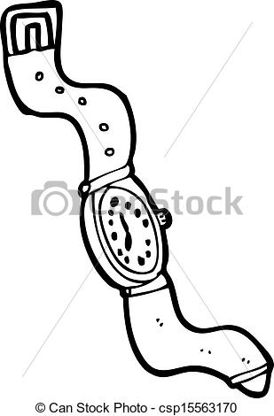 309x470 cartoon wrist watch - Wrist Watch Drawing