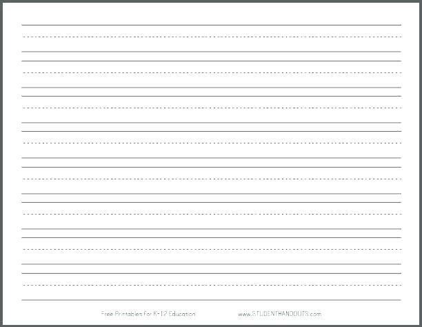 612x474 Kindergarten Paper Template Kindergarten Handwriting R Writing - Writing And Drawing Template For Kindergarten