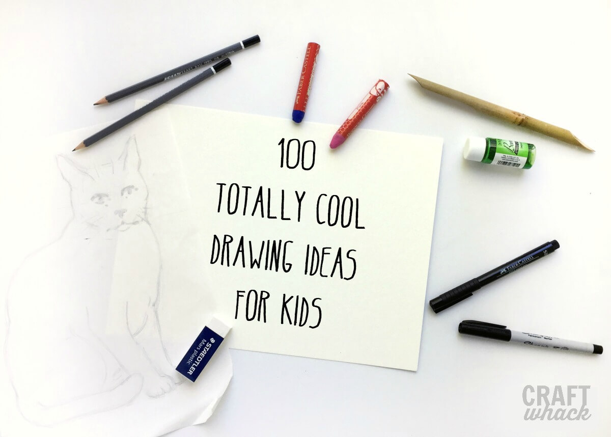 1200x858 crazy cool drawing ideas for kids craftwhack - Writing Drawing