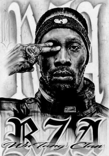 375x536 Wu Tang Clan Drawings For Sale Saatchi Art - Wu Tang Drawing