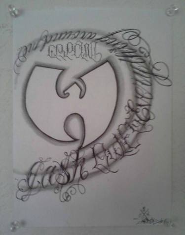 375x475 Wu Tang Logo C R E A M Drawing - Wu Tang Drawing