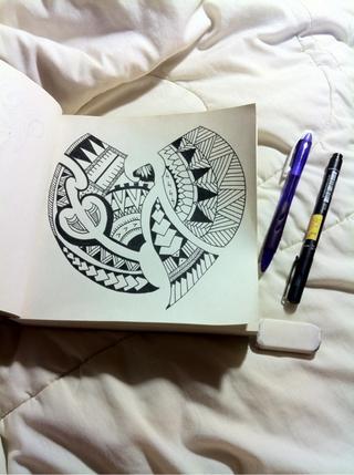 320x429 Wu Tang X Polynesian Style - Wu Tang Drawing