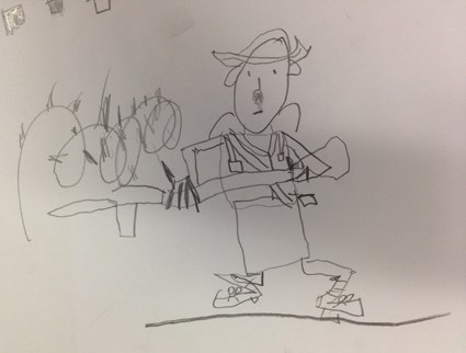 425x322 Drawing Shoo Rayner - Ww1 Drawings