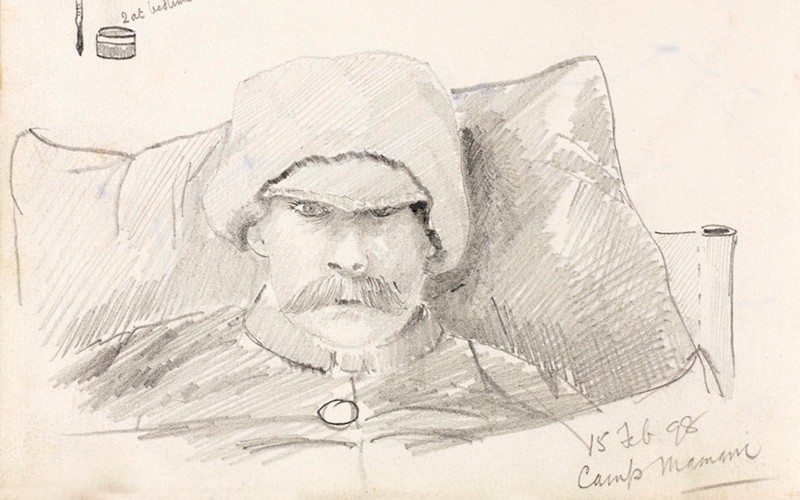 800x500 lieutenant colonel reginald bond soldiers' stories - Ww1 Soldier Drawing