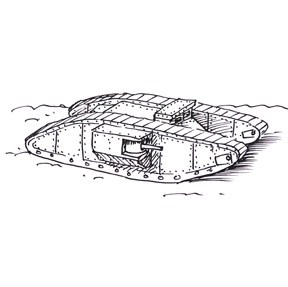 288x287 How To Draw A World War Tank Shoo Rayner Author - Ww1 Tank Drawing