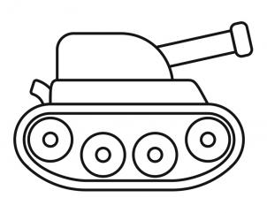 302x241 How To Draw How To Draw A Tank For Kids - Ww1 Tank Drawing