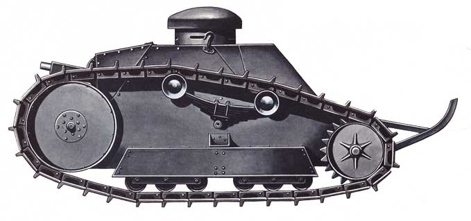 679x319 Vehicles - Ww1 Tank Drawing