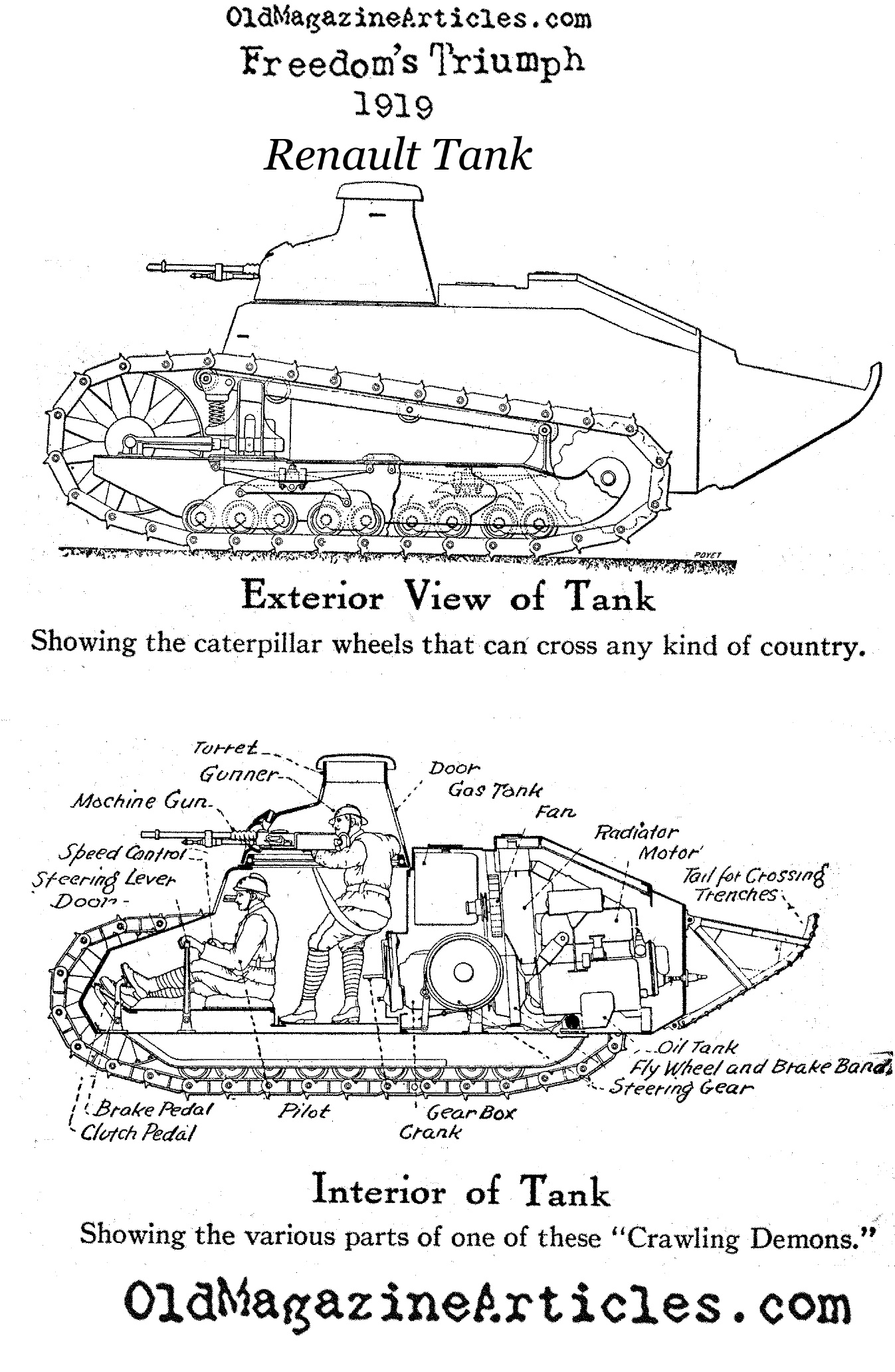 how to draw tanks and military vehicles from ww1
