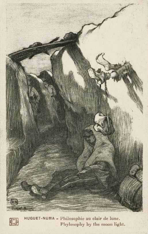 514x809 metropostcard guide to trench warfare in world war one on postcards - Ww1 Trench Drawing