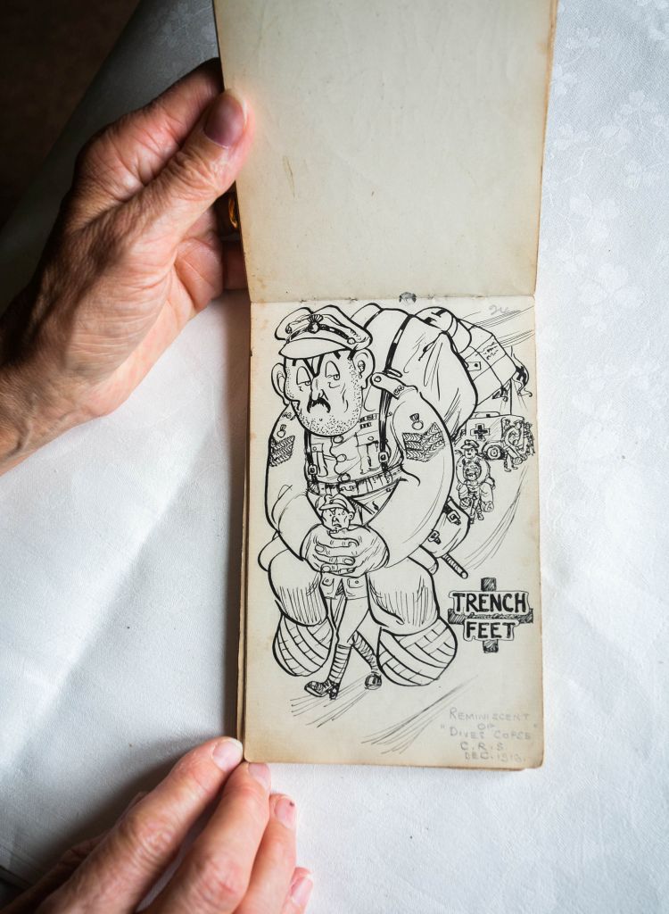 750x1024 satirical drawings - Ww1 Trench Drawing