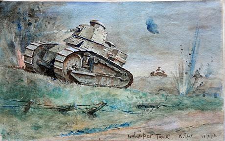 460x288 sketches show soldier's life in trenches - Ww1 Trench Drawing