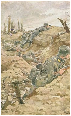 236x381 trench layout amazing drawing - Ww1 Trench Drawing