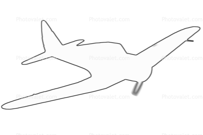 418x279 Japanese Air Force, Aircraft, Outline, Line Drawing, Shape - Ww2 Airplane Drawing