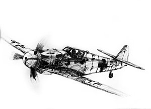 300x218 Aircraft Drawings Fine Art America - Ww2 Airplane Drawing