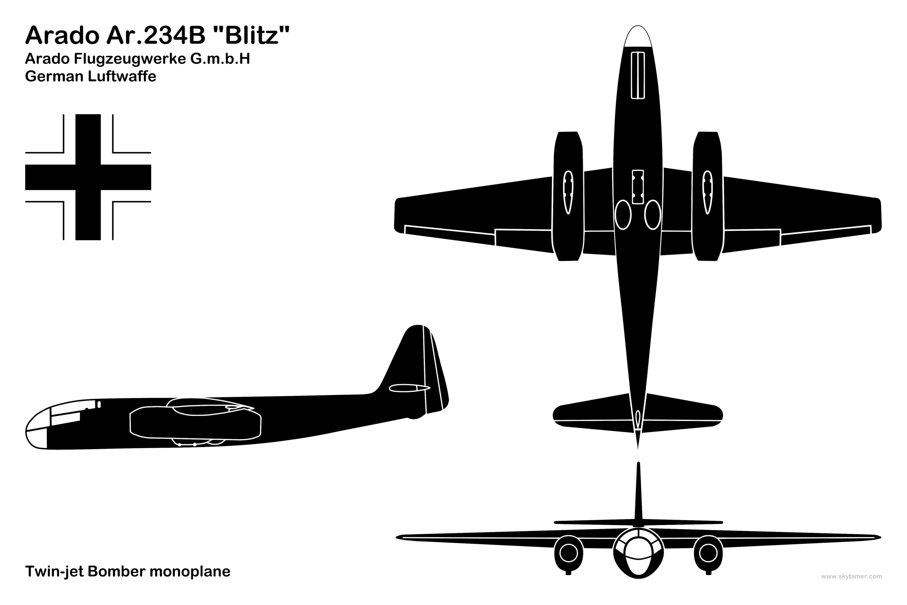 3000x2000 Aircraft View Line And Silhouette Drawings - Ww2 Airplane Drawing