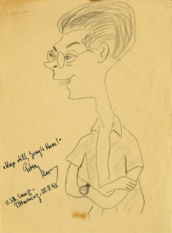 600x811 sketches from a p o w camp that held african americans and others - Ww2 Drawings