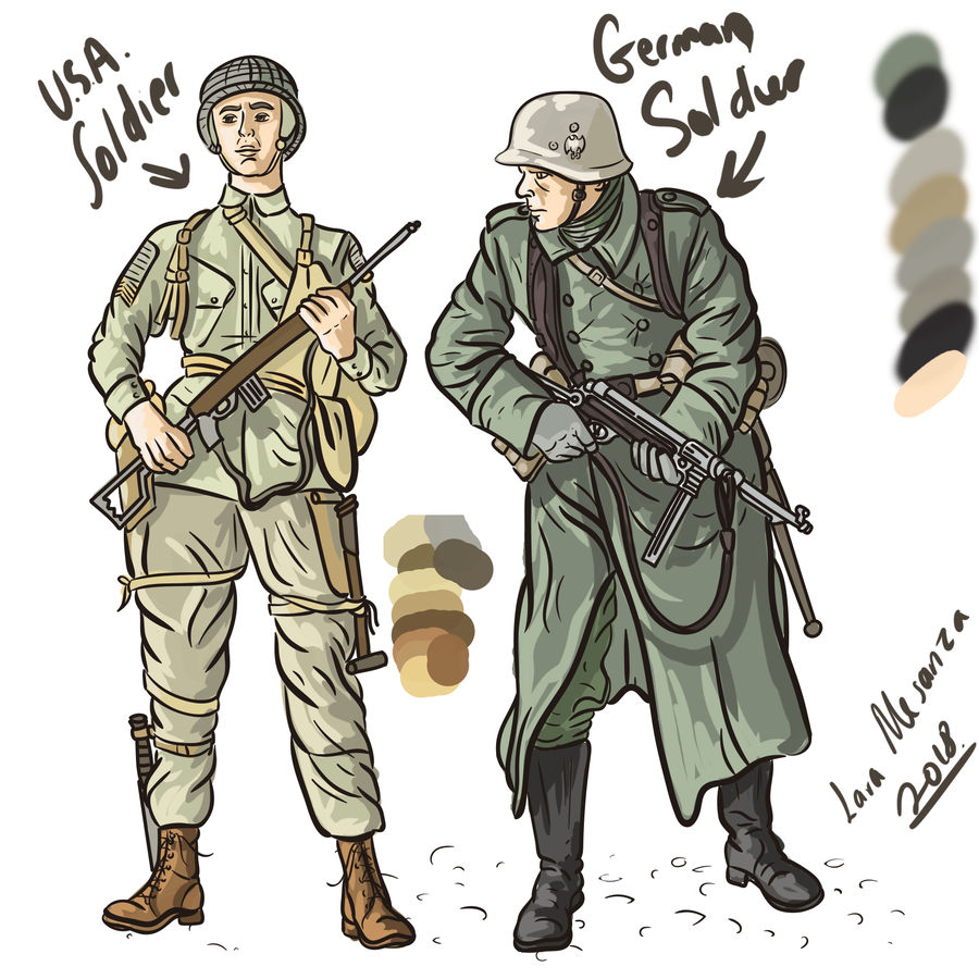 Ww2 Soldier Drawing At Explore Collection Of Ww2 Images and Photos finder