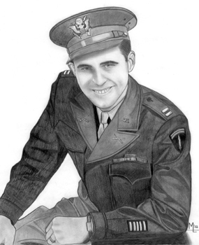 285x350 Mark Lane's Drawings - Ww2 Soldier Drawing