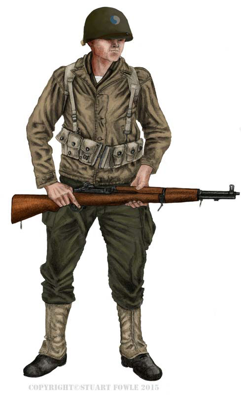 489x800 Military Illustrations On Behance - Ww2 Soldier Drawing