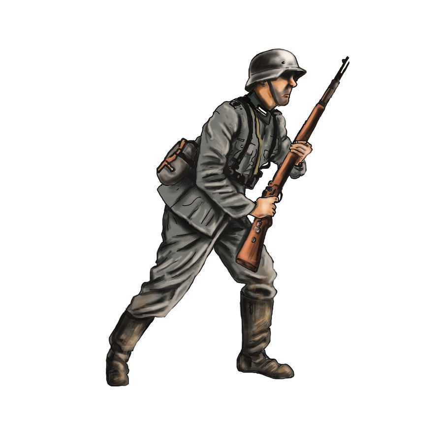 Ww2 Soldier Drawing at Explore collection of Ww2