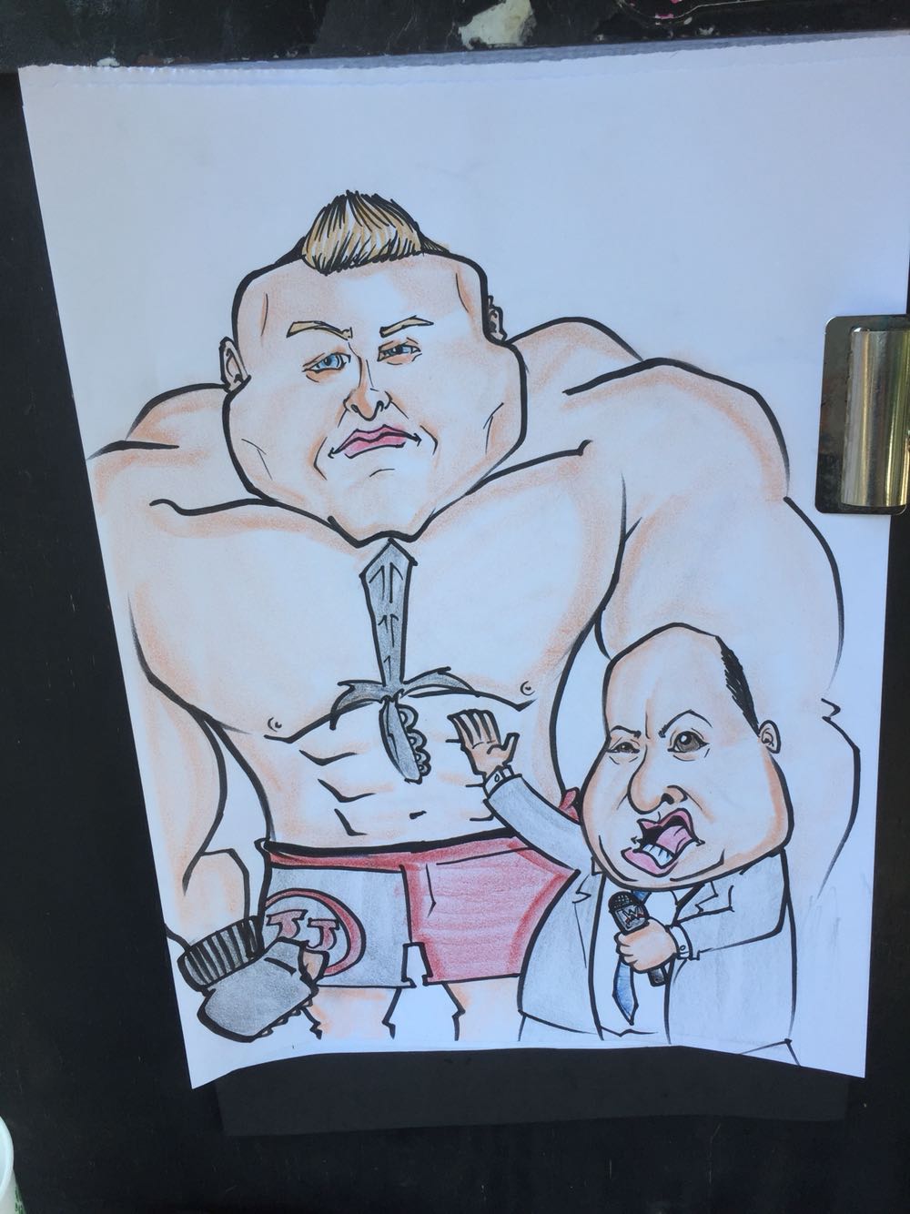 1000x1334 Sometimes After A Rough Week, You've Gotta Draw Brock Lesnar - Wwe Brock Lesnar Drawing