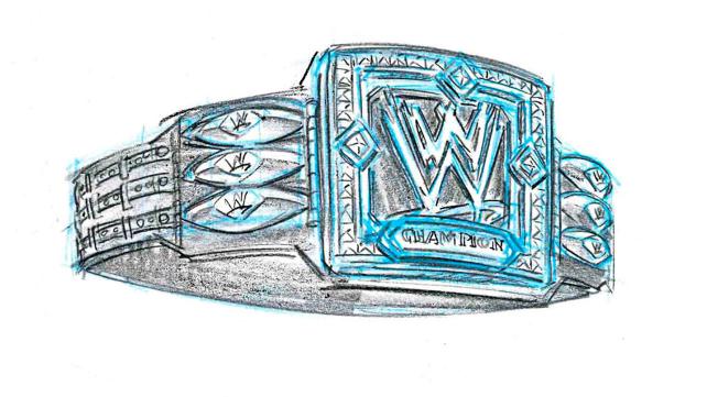 642x361 Photos Alternate Wwe Championship Title Belt Concepts Pwmania - Wwe Championship Drawing