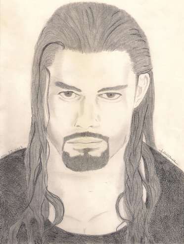 372x493 Roman Reigns Wwe Roman Reigns Drawing, Roman Reigns, Drawings - Wwe Drawing