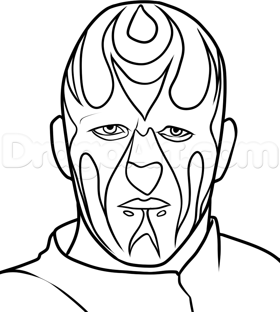 896x999 Step How To Draw Goldust From Wwe - Wwe Drawing