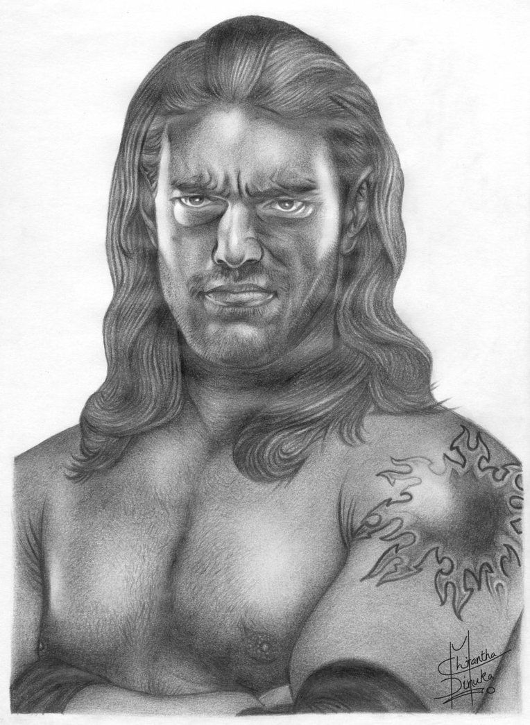 764x1045 Wwe Edge Pencil Drawing - Wwe Drawing