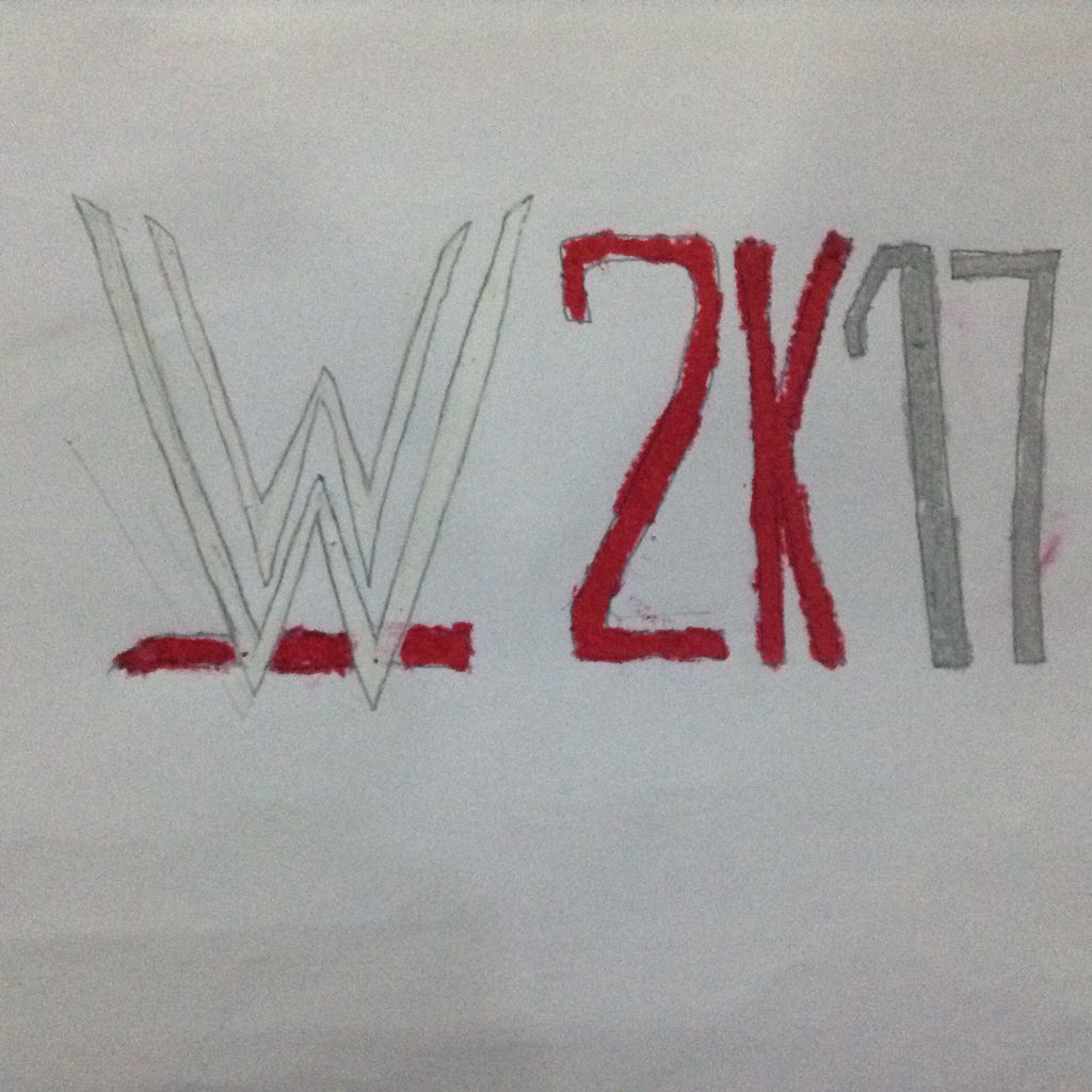 1024x1024 Drawing Logo For The Upcoming Video Game Wwe - Wwe Drawing Games