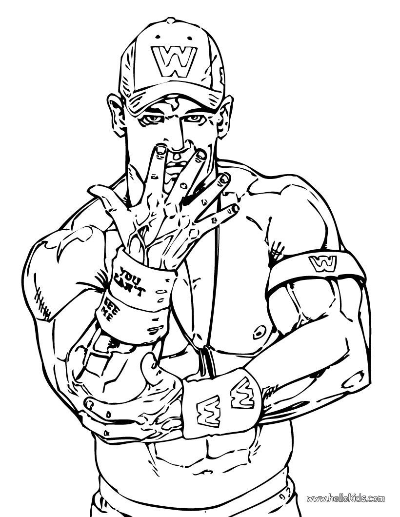 820x1060 Best Of Wwe Coloring Pages Games Collection - Wwe Drawing Games