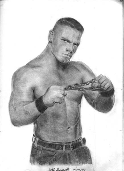 436x600 pictures john cena sketches - Wwe John Cena Drawing