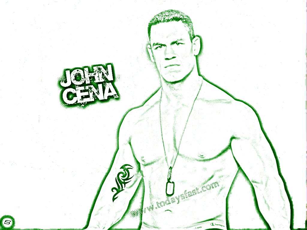 1024x768 wwe superstars wwe wallpapers wwe wrestlemania john cena - Wwe John Cena Drawing
